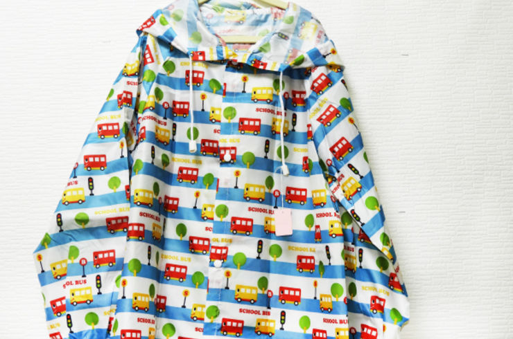 レインコート（スクールバス柄）男の子用