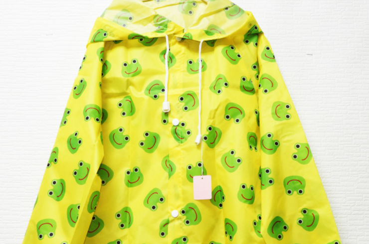レインコート（カエル柄）