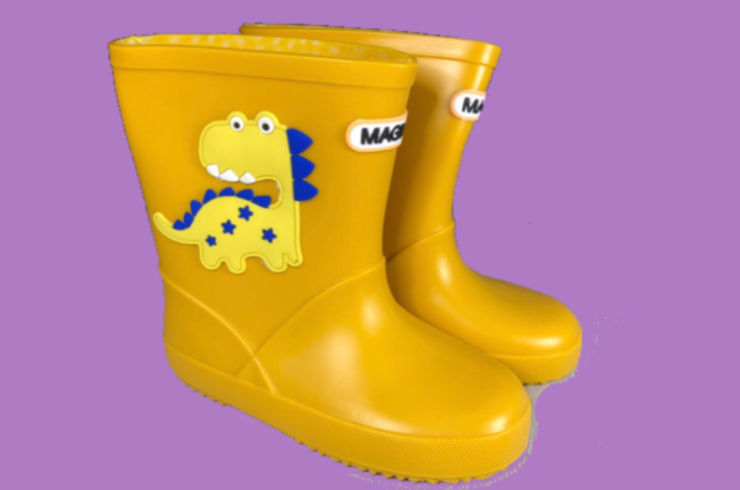 雨靴（イエロー）レインシューズ